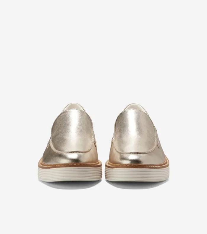 riginalGrand Platform Venetian Loafers Soft Goldivory Women Cole Haan Loafers and Drivers