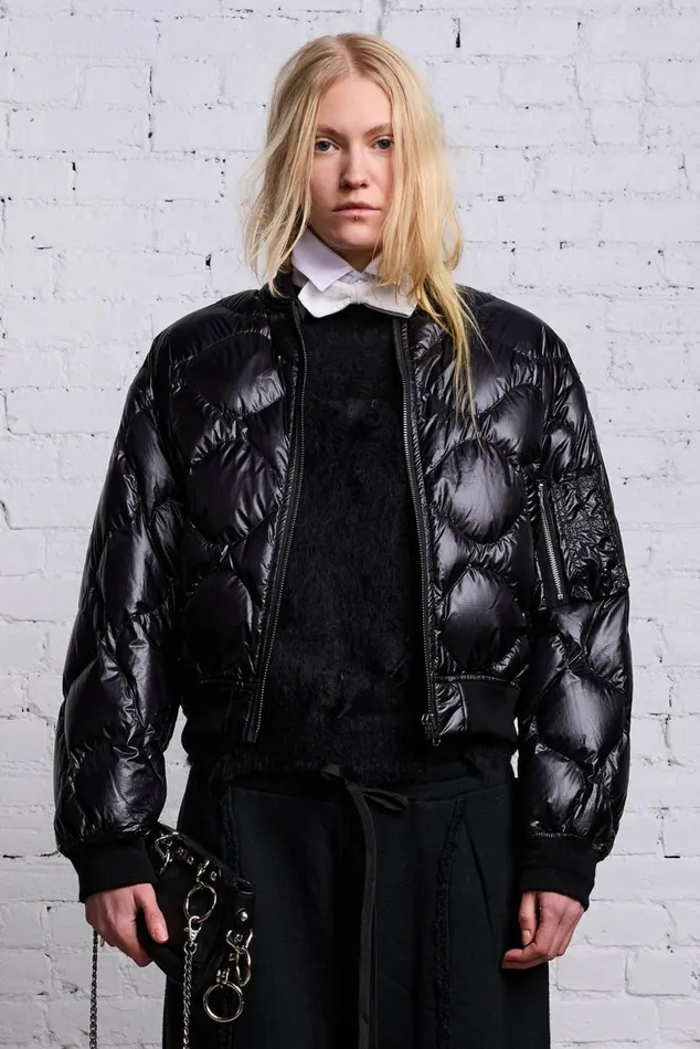 RIPSTOP FLIGHT JACKET 8211 BLACK Women R13 Jackets and Coats