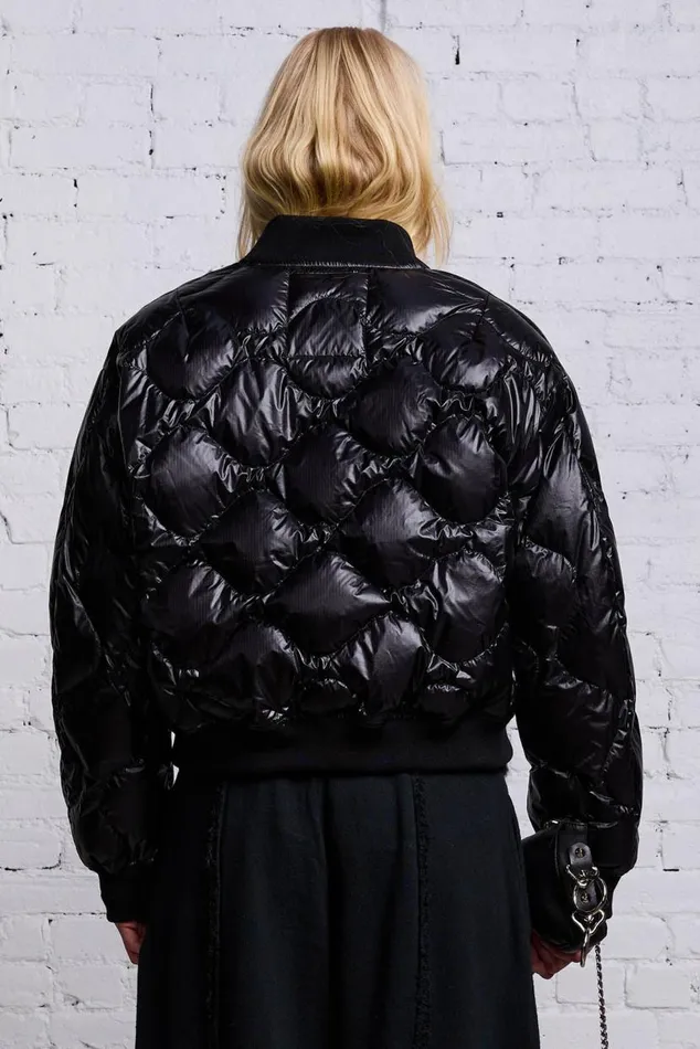RIPSTOP FLIGHT JACKET 8211 BLACK Women R13 Jackets and Coats