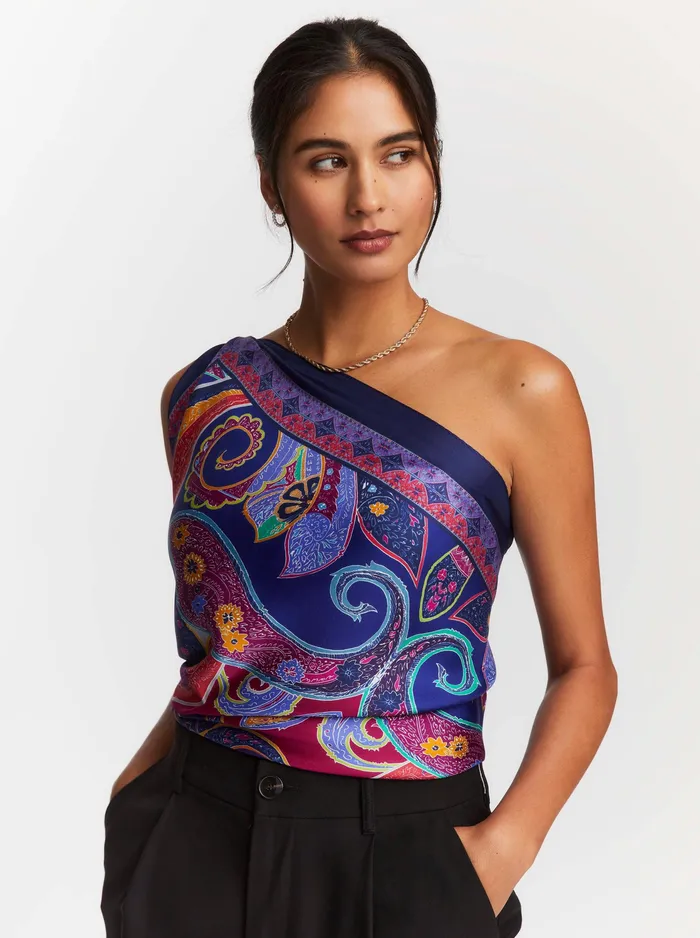 Robert Graham Accessories Women PAISLEY SWIRL SILK SCARF Multi