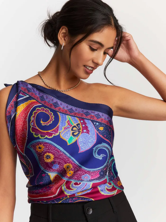 Robert Graham Accessories Women PAISLEY SWIRL SILK SCARF Multi