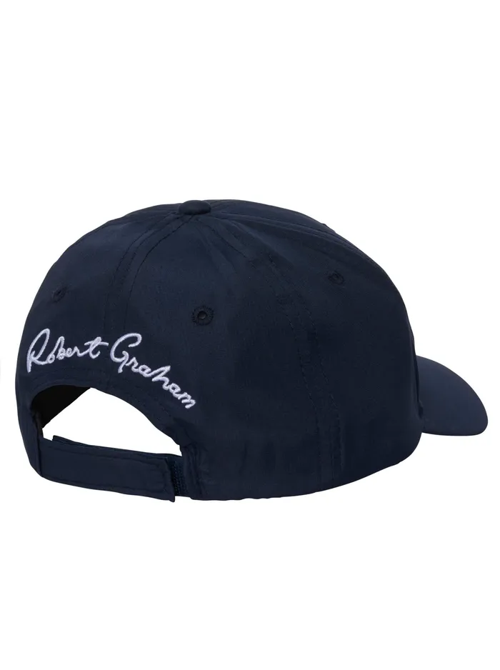 Robert Graham Belts and Hats Men RG LOGO CAP Navy