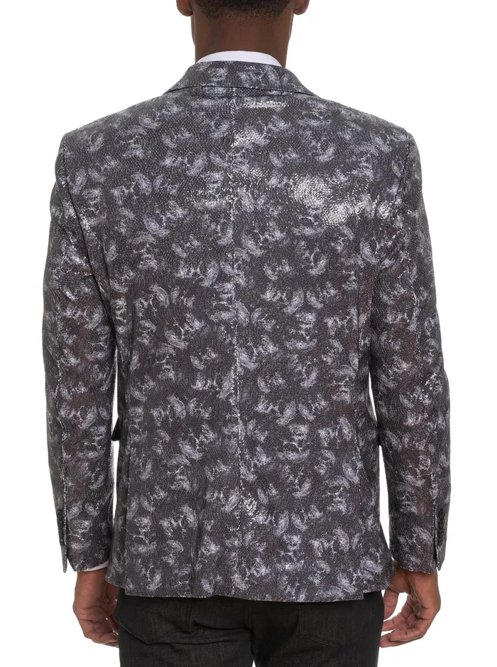 Robert Graham Blazers Men CALO SEQUIN BLAZER Black