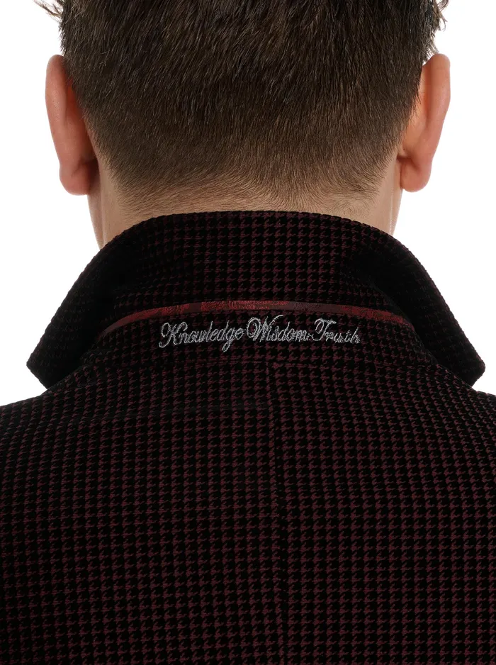 Robert Graham Blazers Men CHIANTI VELVET BLAZER Navy