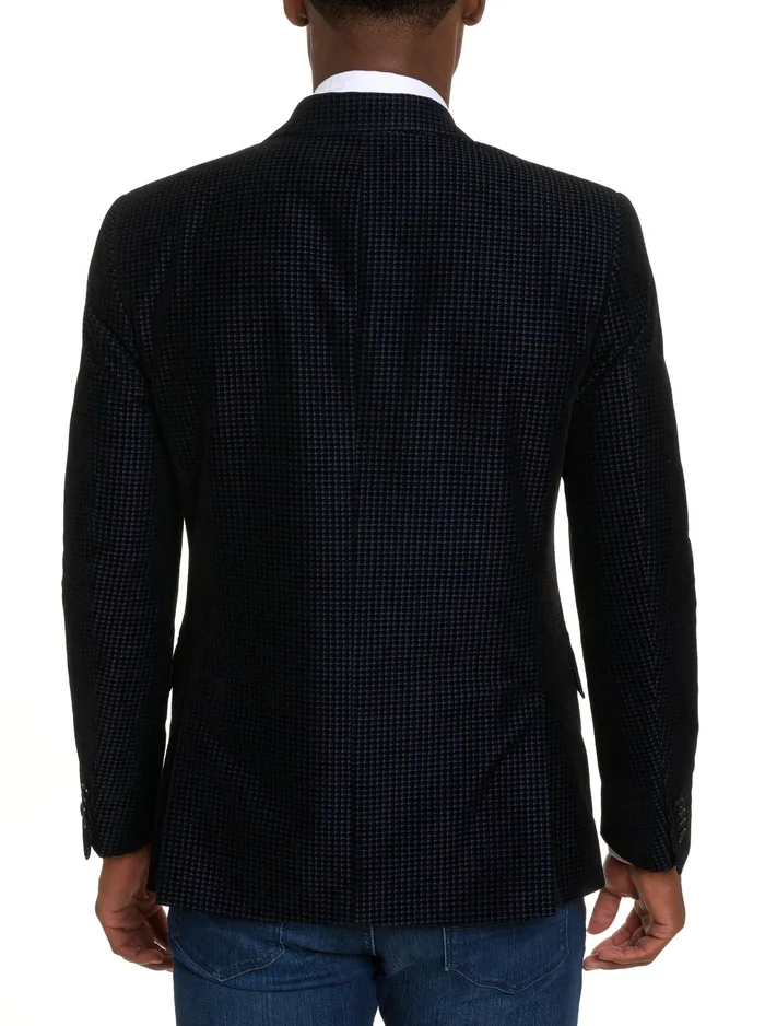 Robert Graham Blazers Men CHIANTI VELVET BLAZER Navy