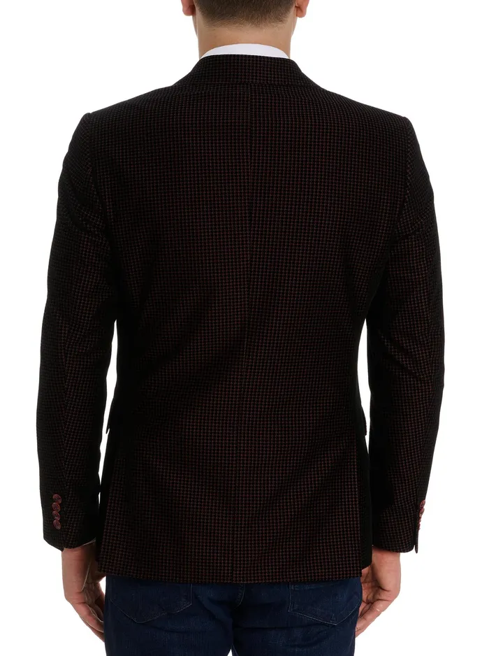 Robert Graham Blazers Men CHIANTI VELVET BLAZER Navy
