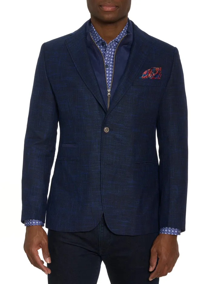 Robert Graham Blazers Men UPTOWN XVIII BLAZER LONG FIT Navy