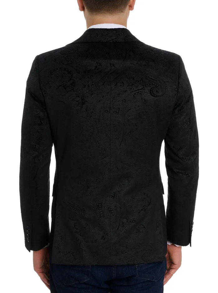 Robert Graham Blazers Men WEMBLEY VELVET BLAZER Black