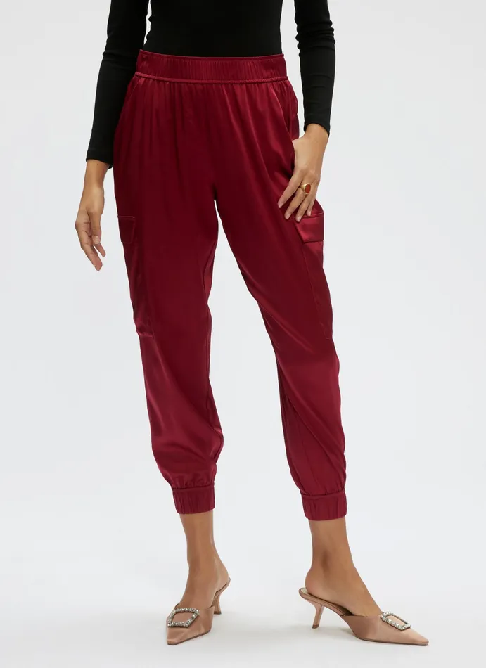 Robert Graham Bottoms Women IRYNA PANT Burgundy