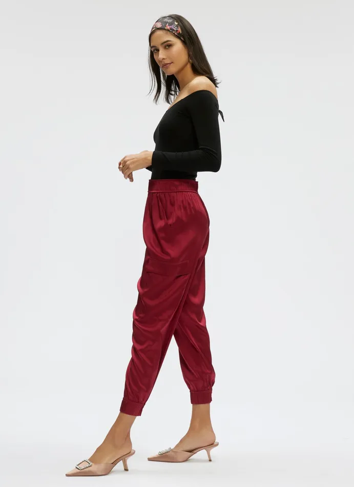 Robert Graham Bottoms Women IRYNA PANT Burgundy