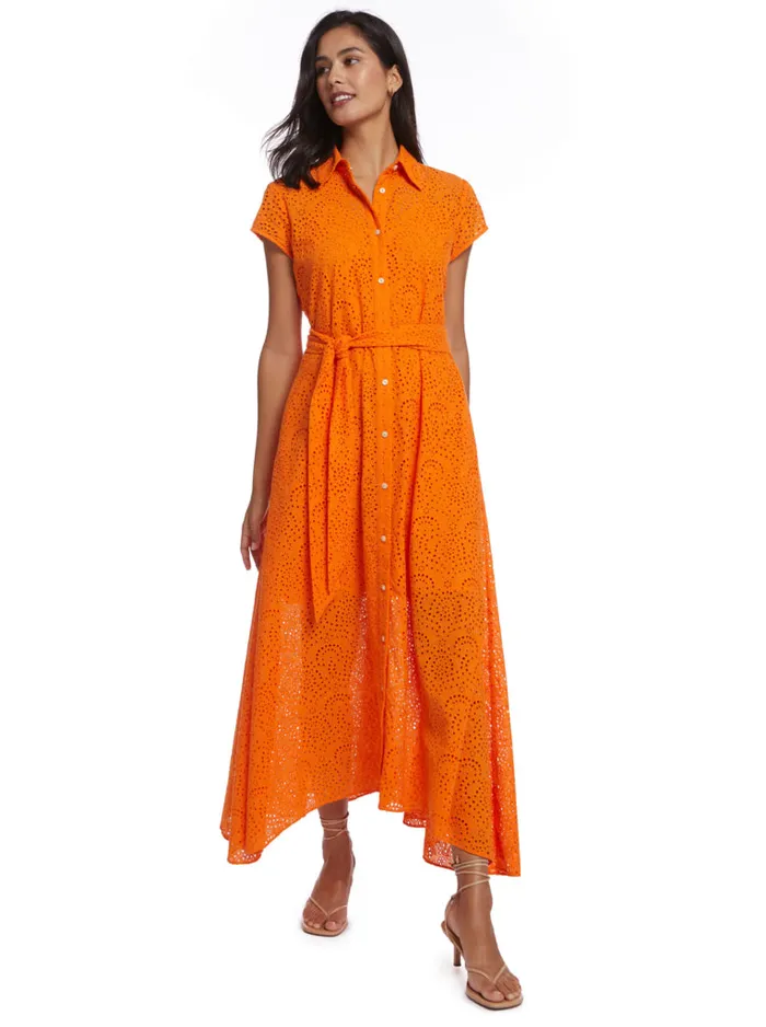Robert Graham Dresses Women VIVIENNE DRESS Burnt Orange