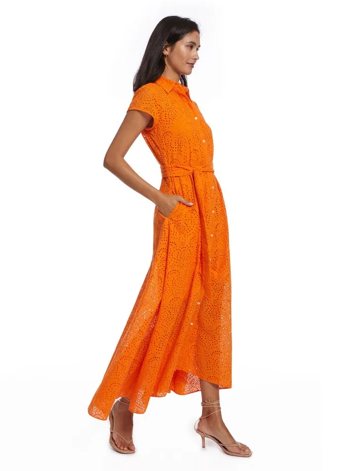 Robert Graham Dresses Women VIVIENNE DRESS Burnt Orange
