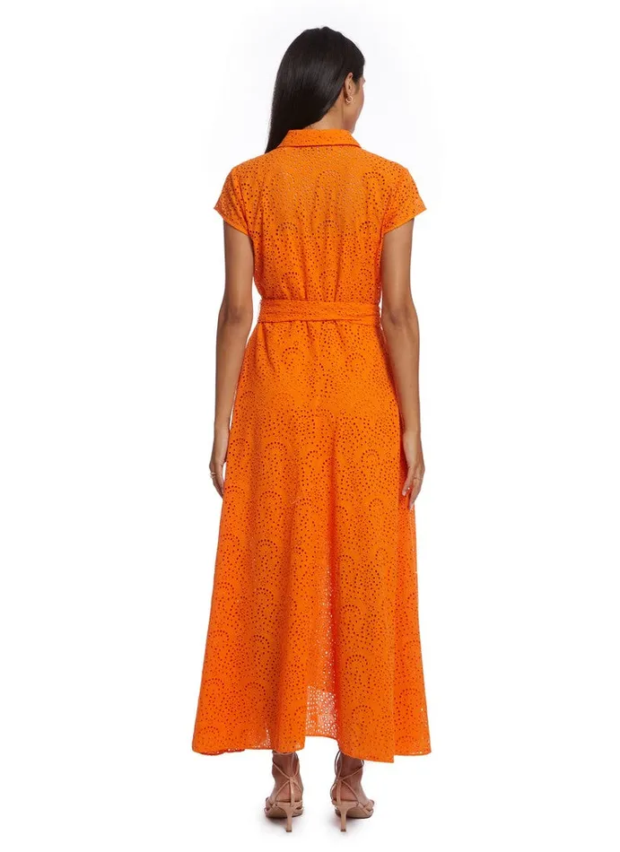 Robert Graham Dresses Women VIVIENNE DRESS Burnt Orange