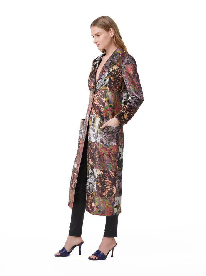 Robert Graham Jackets Women OPHELIA DUSTER JACKET Brown