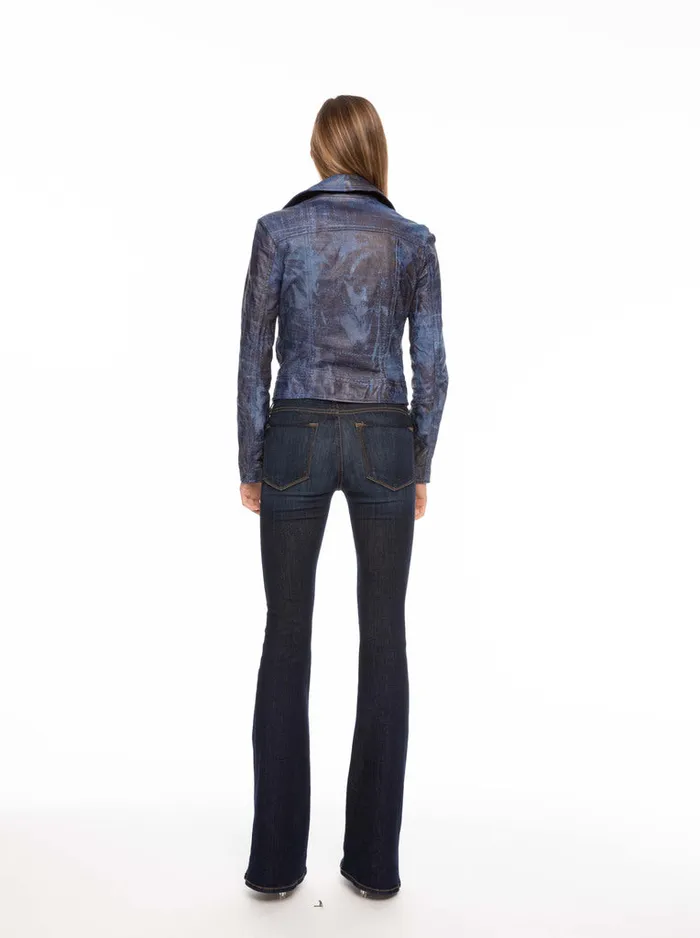 Robert Graham Jackets Women PEYTON LEATHER JACKET Blue