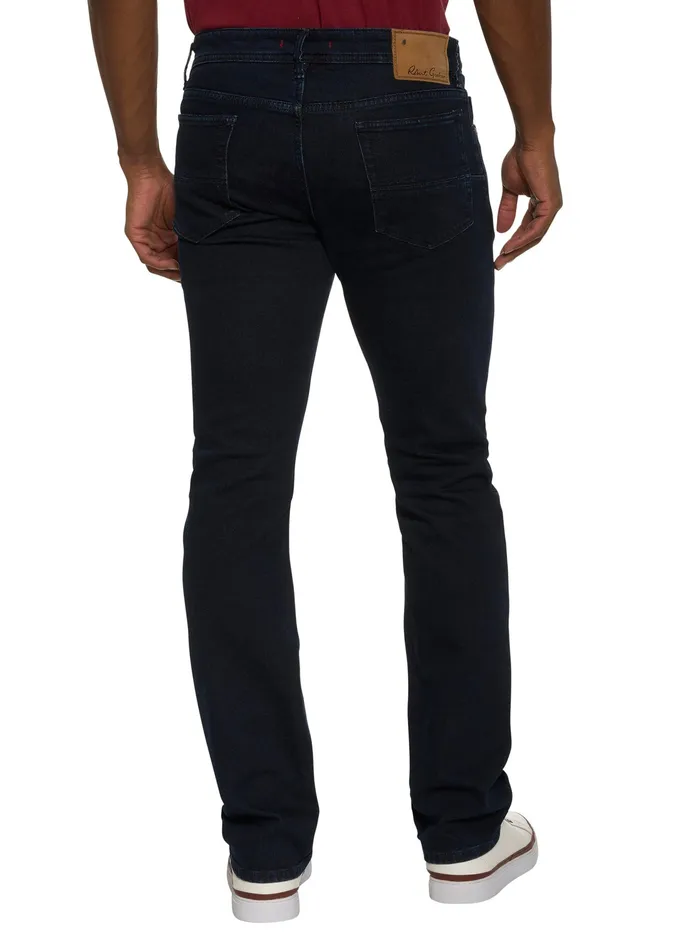 Robert Graham Jeans and Pants Men DAYNE DENIM PANT Dark Indigo