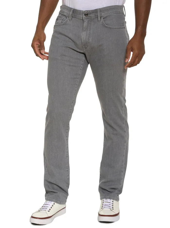 Robert Graham Jeans and Pants Men DRAGO DENIM PANT Light Grey