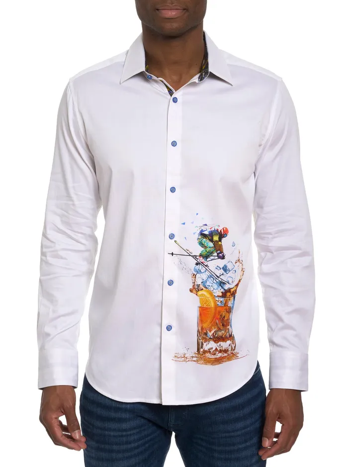 Robert Graham Long Sleeve Button Down Shirts Men APRESSKI LONG SLEEVE BUTTON DOWN SHIRT BIG White Robert Graham Long Sleeve Button Down Shirts Men APRESSKI LONG SLEEVE BUTTON DOWN SHIRT BIG White