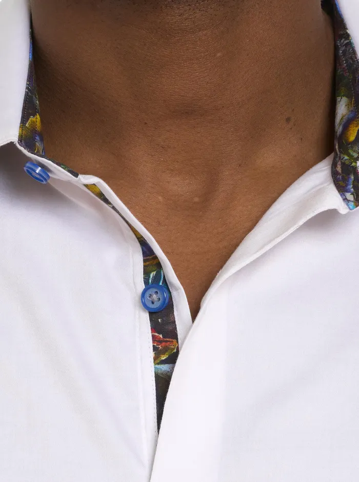 Robert Graham Long Sleeve Button Down Shirts Men APRESSKI LONG SLEEVE BUTTON DOWN SHIRT White