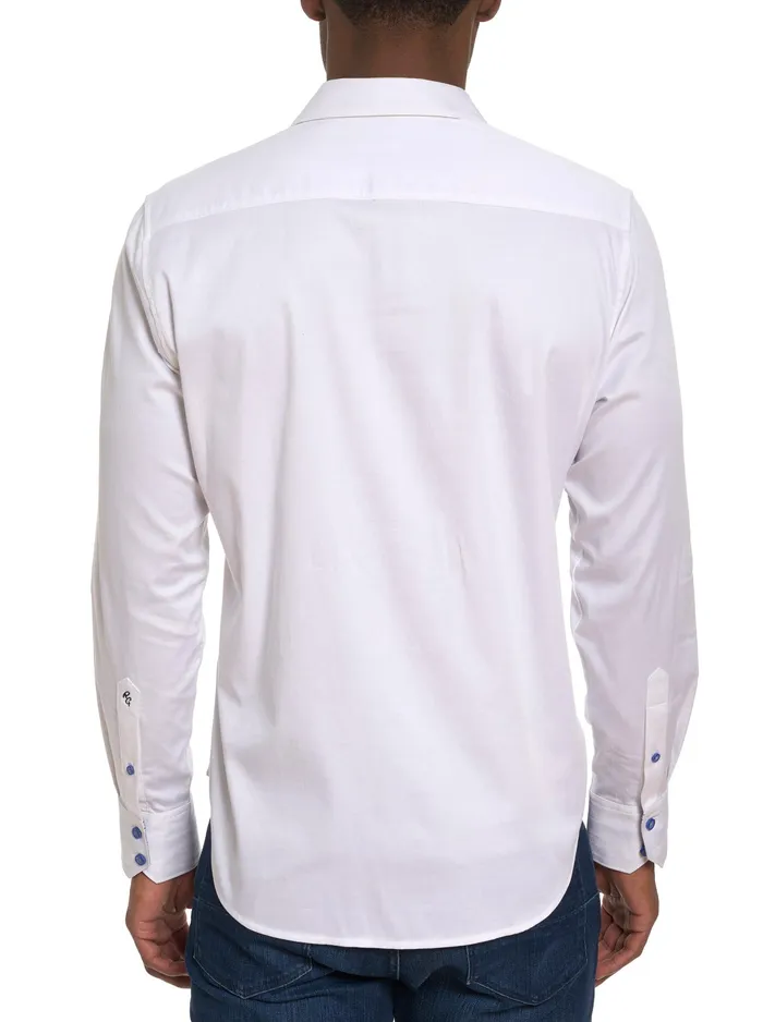 Robert Graham Long Sleeve Button Down Shirts Men APRESSKI LONG SLEEVE BUTTON DOWN SHIRT White