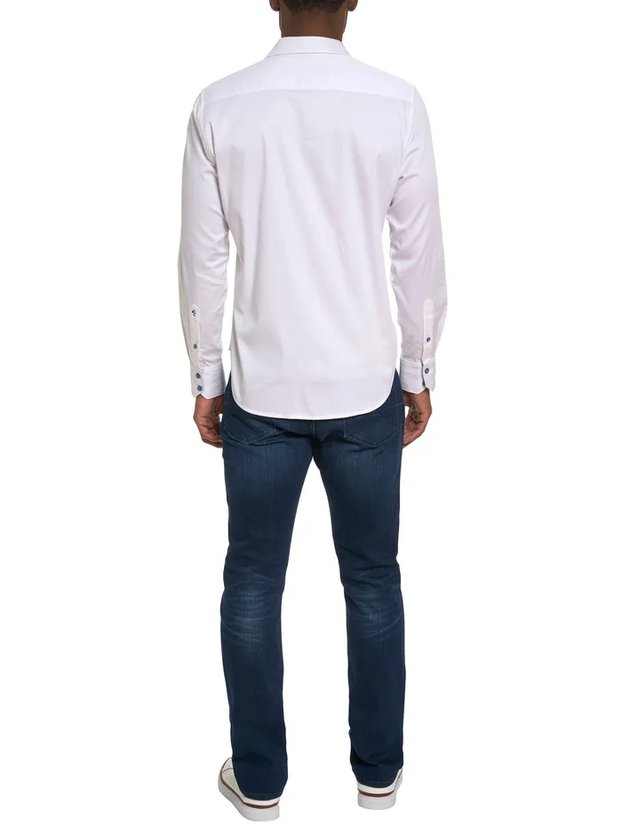Robert Graham Long Sleeve Button Down Shirts Men APRESSKI LONG SLEEVE BUTTON DOWN SHIRT White