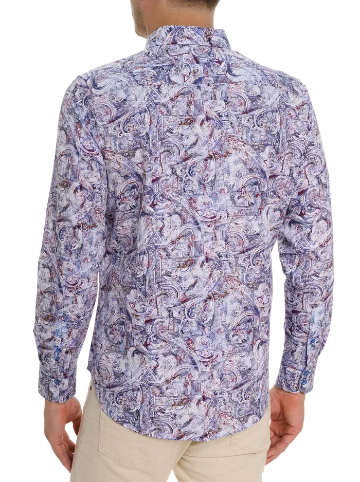 Robert Graham Long Sleeve Button Down Shirts Men CANTRELL LONG SLEEVE BUTTON DOWN SHIRT Classic