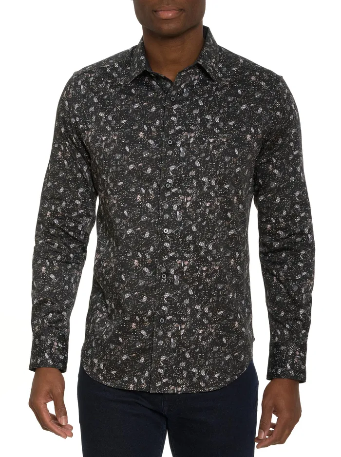 Robert Graham Long Sleeve Button Down Shirts Men CASINO LONG SLEEVE BUTTON DOWN SHIRT Black Robert Graham Long Sleeve Button Down Shirts Men CASINO LONG SLEEVE BUTTON DOWN SHIRT Black
