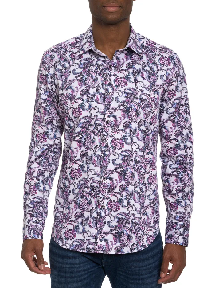Robert Graham Long Sleeve Button Down Shirts Men CICCIO LONG SLEEVE BUTTON DOWN SHIRT Wine Robert Graham Long Sleeve Button Down Shirts Men CICCIO LONG SLEEVE BUTTON DOWN SHIRT Wine