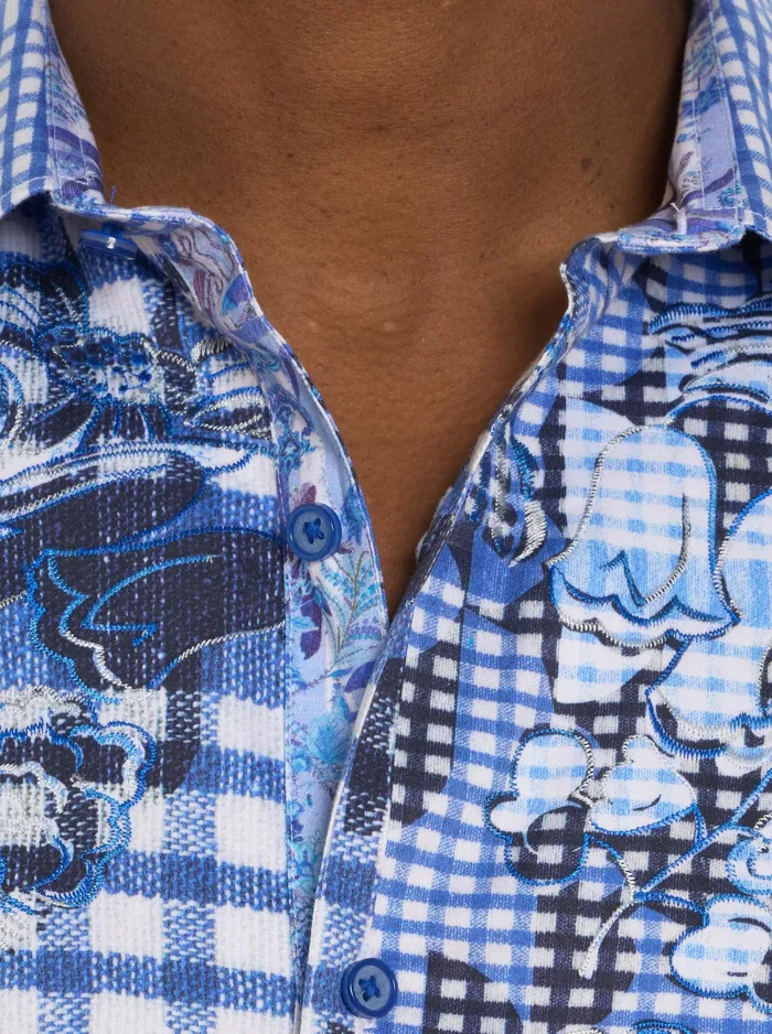 Robert Graham Long Sleeve Button Down Shirts Men CRAFT PROJECT LONG SLEEVE BUTTON DOWN SHIRT Multi