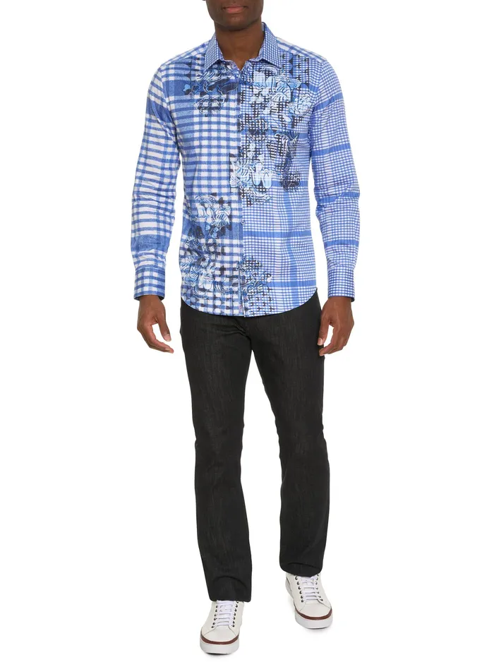 Robert Graham Long Sleeve Button Down Shirts Men CRAFT PROJECT LONG SLEEVE BUTTON DOWN SHIRT Multi