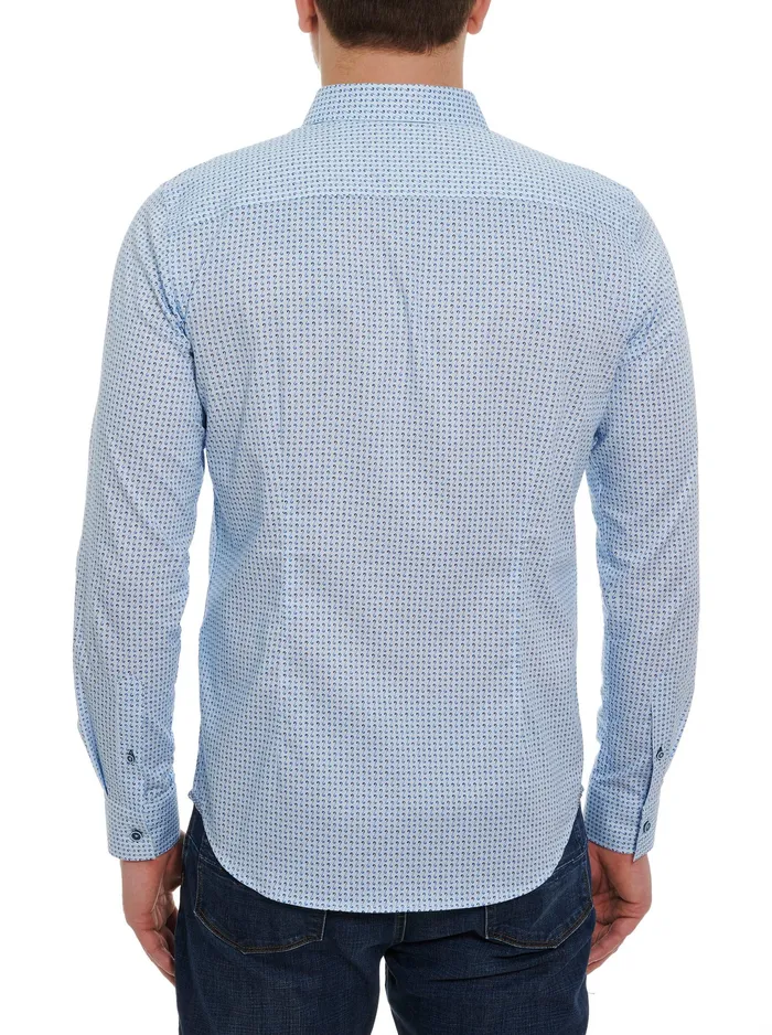Robert Graham Long Sleeve Button Down Shirts Men DALE LONG SLEEVE BUTTON DOWN SHIRT Blue