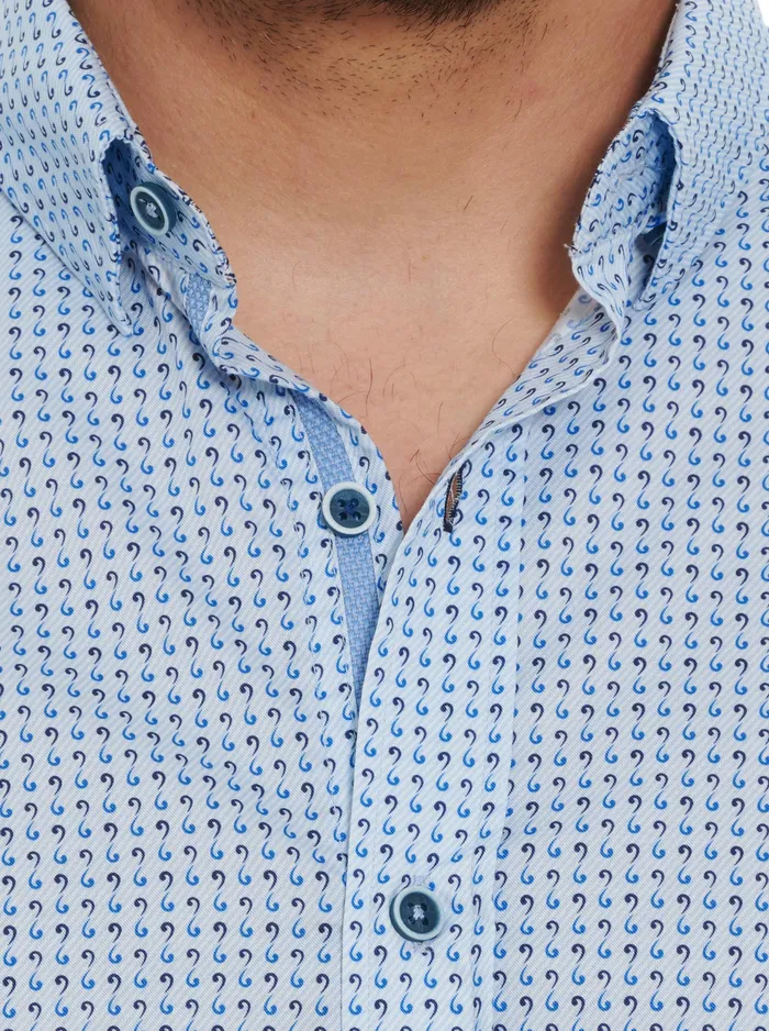 Robert Graham Long Sleeve Button Down Shirts Men DALE LONG SLEEVE BUTTON DOWN SHIRT Blue