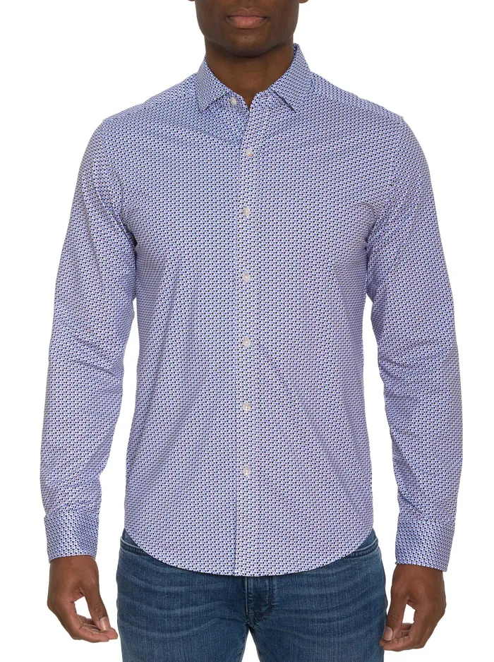 Robert Graham Long Sleeve Button Down Shirts Men DURANTE MOTION LONG SLEEVE KNIT BUTTON DOWN SHIRT Multi Robert Graham Long Sleeve Button Down Shirts Men DURANTE MOTION LONG SLEEVE KNIT BUTTON DOWN SHIRT Multi