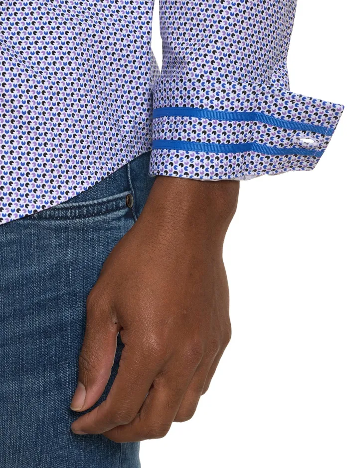 Robert Graham Long Sleeve Button Down Shirts Men DURANTE MOTION LONG SLEEVE KNIT BUTTON DOWN SHIRT Multi