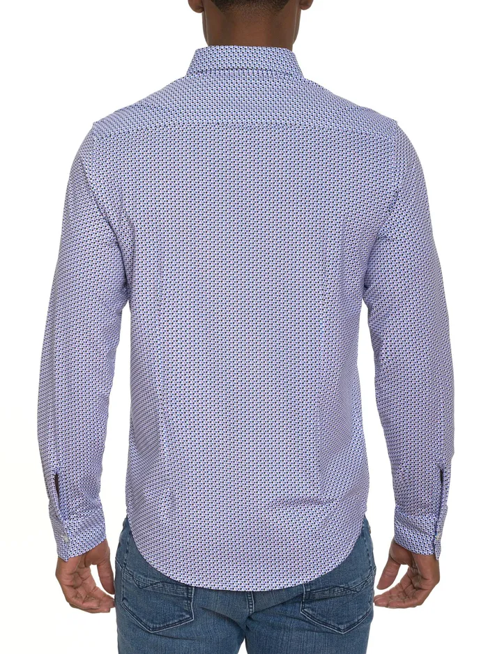Robert Graham Long Sleeve Button Down Shirts Men DURANTE MOTION LONG SLEEVE KNIT BUTTON DOWN SHIRT Multi