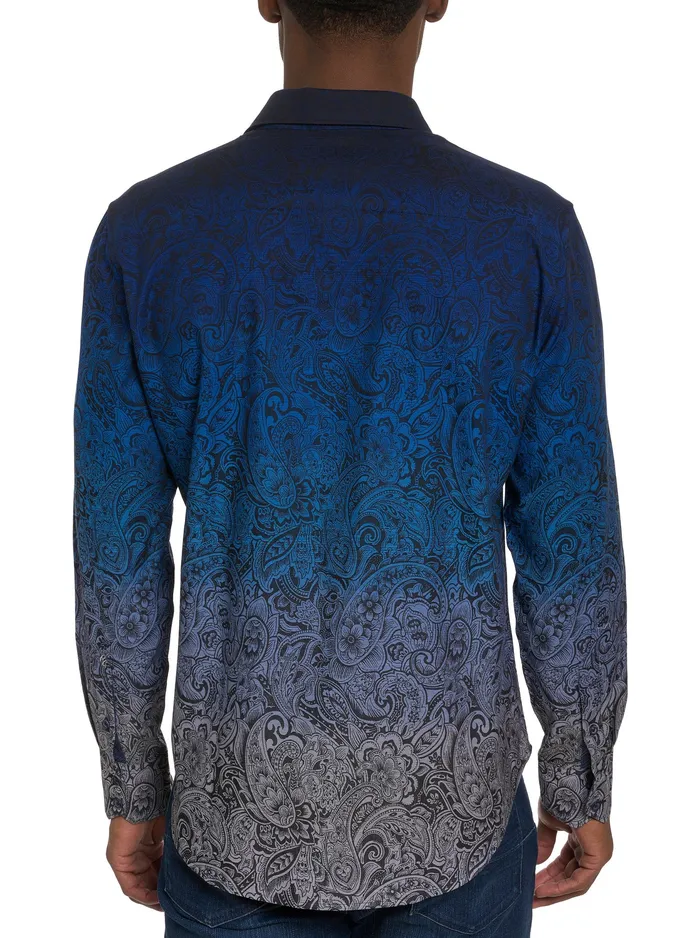 Robert Graham Long Sleeve Button Down Shirts Men DUSK LONG SLEEVE BUTTON DOWN SHIRT Blue