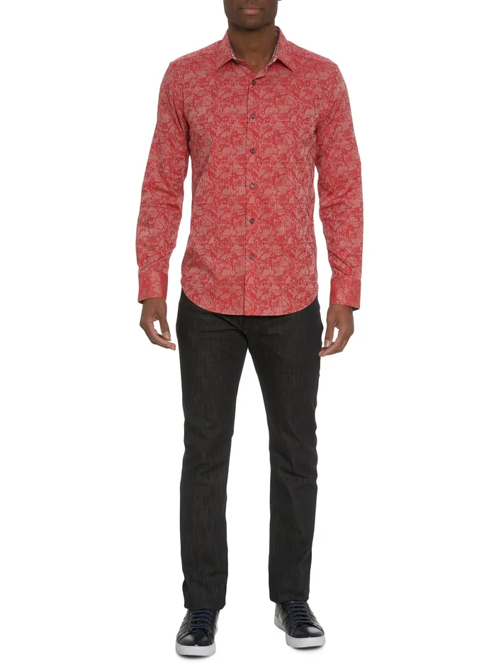 Robert Graham Long Sleeve Button Down Shirts Men ELECTRIC SLIDE LONG SLEEVE BUTTON DOWN SHIRT Grey Robert Graham Long Sleeve Button Down Shirts Men ELECTRIC SLIDE LONG SLEEVE BUTTON DOWN SHIRT Grey