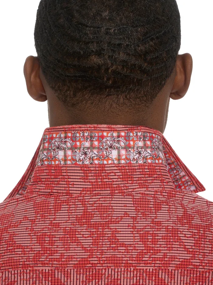 Robert Graham Long Sleeve Button Down Shirts Men ELECTRIC SLIDE LONG SLEEVE BUTTON DOWN SHIRT Grey