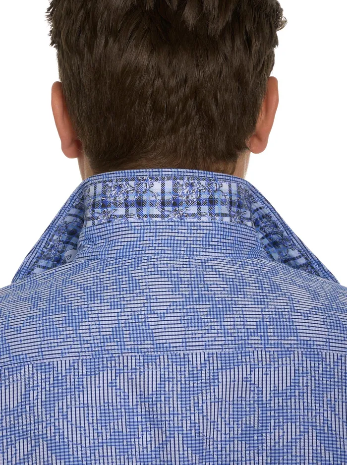 Robert Graham Long Sleeve Button Down Shirts Men ELECTRIC SLIDE LONG SLEEVE BUTTON DOWN SHIRT Grey