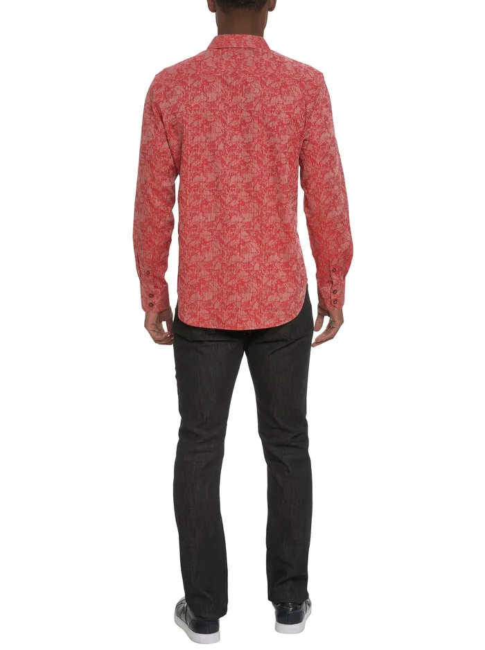 Robert Graham Long Sleeve Button Down Shirts Men ELECTRIC SLIDE LONG SLEEVE BUTTON DOWN SHIRT Grey