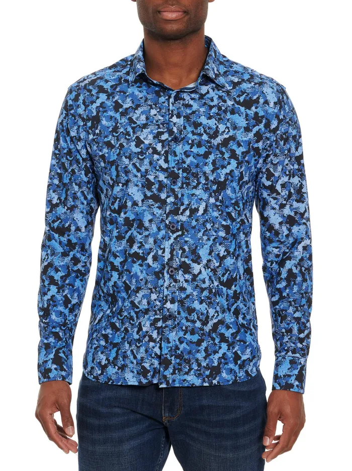 Robert Graham Long Sleeve Button Down Shirts Men ELLANDER PERFORMANCE LONG SLEEVE KNIT Multi Robert Graham Long Sleeve Button Down Shirts Men ELLANDER PERFORMANCE LONG SLEEVE KNIT Multi