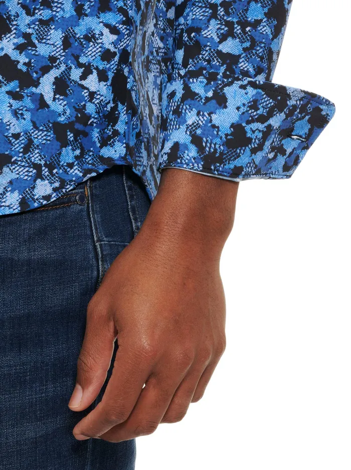Robert Graham Long Sleeve Button Down Shirts Men ELLANDER PERFORMANCE LONG SLEEVE KNIT Multi