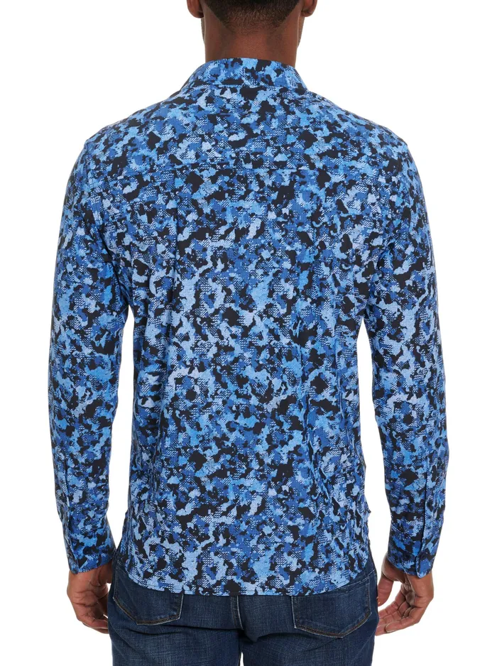 Robert Graham Long Sleeve Button Down Shirts Men ELLANDER PERFORMANCE LONG SLEEVE KNIT Multi
