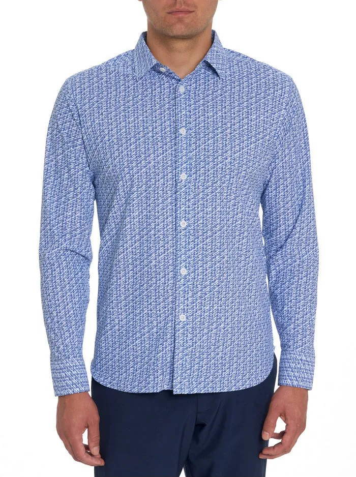 Robert Graham Long Sleeve Button Down Shirts Men FELDMAN PERFORMANCE LONG SLEEVE KNIT SHIRT Multi Robert Graham Long Sleeve Button Down Shirts Men FELDMAN PERFORMANCE LONG SLEEVE KNIT SHIRT Multi