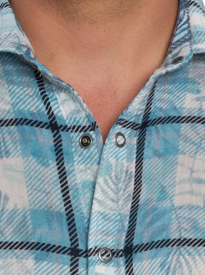 Robert Graham Long Sleeve Button Down Shirts Men FLIP SIDE REVERSIBLE LONG SLEEVE BUTTON DOWN SHIRT White