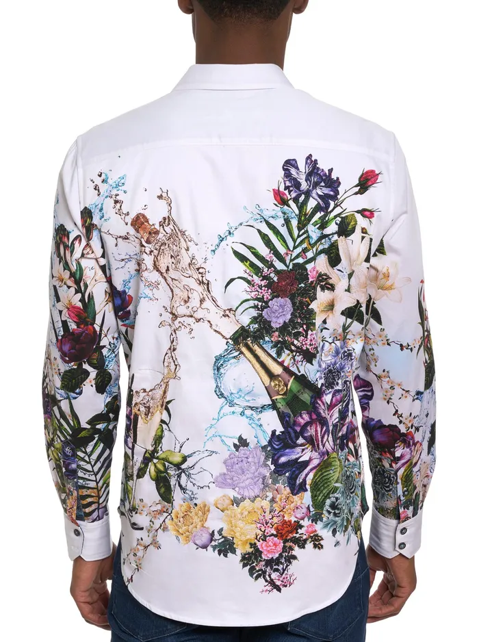 Robert Graham Long Sleeve Button Down Shirts Men GARDEN PARTY LONG SLEEVE BUTTON DOWN SHIRT White Robert Graham Long Sleeve Button Down Shirts Men GARDEN PARTY LONG SLEEVE BUTTON DOWN SHIRT White