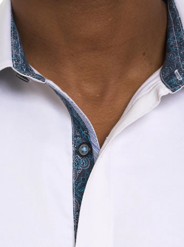 Robert Graham Long Sleeve Button Down Shirts Men GARDEN PARTY LONG SLEEVE BUTTON DOWN SHIRT White