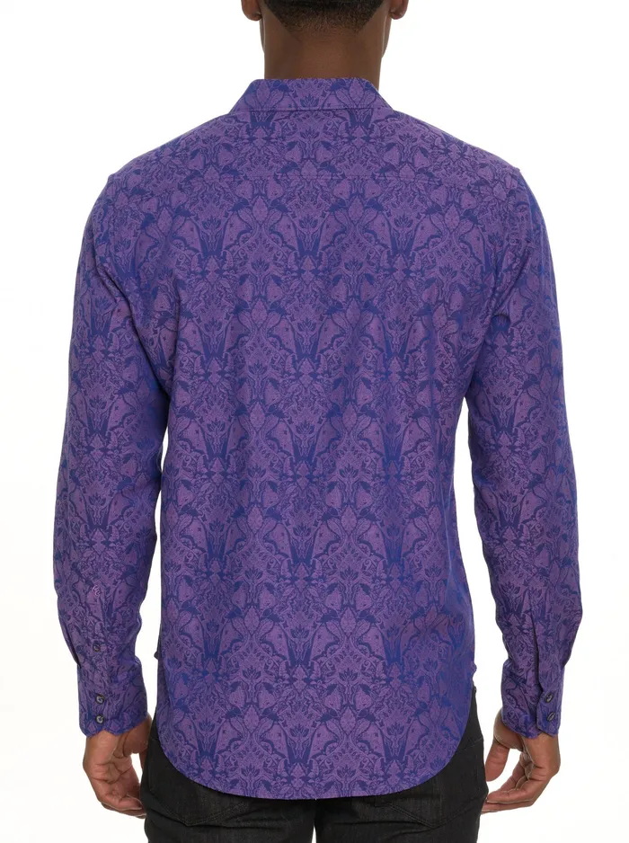 Robert Graham Long Sleeve Button Down Shirts Men HIGHLAND 3 LONG SLEEVE BUTTON DOWN SHIRT Turquoise
