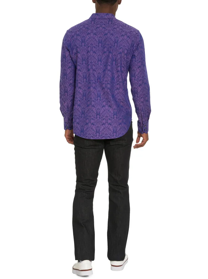 Robert Graham Long Sleeve Button Down Shirts Men HIGHLAND 3 LONG SLEEVE BUTTON DOWN SHIRT Turquoise