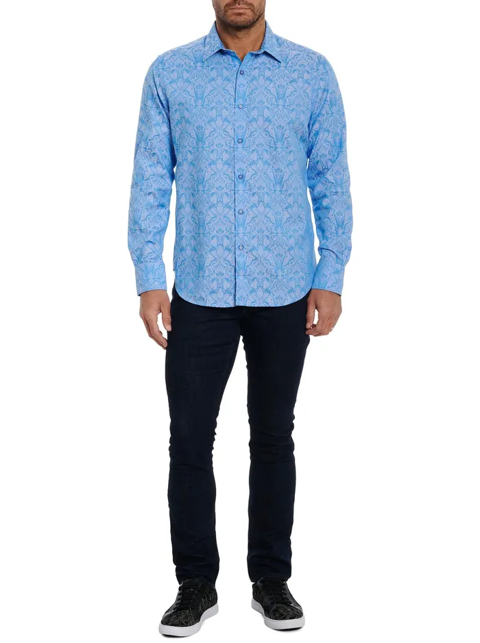 Robert Graham Long Sleeve Button Down Shirts Men HIGHLAND LONG SLEEVE BUTTON DOWN SHIRT Classic